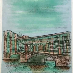 Jean Carzou Original Lithograph 15, Mourlot 1962