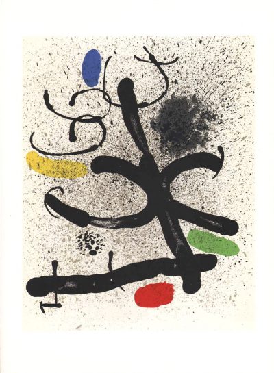 1971 Miro Lithograph DM01195, Derriere le Miroir