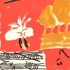 Pierre nivollet lithograph from revue noise