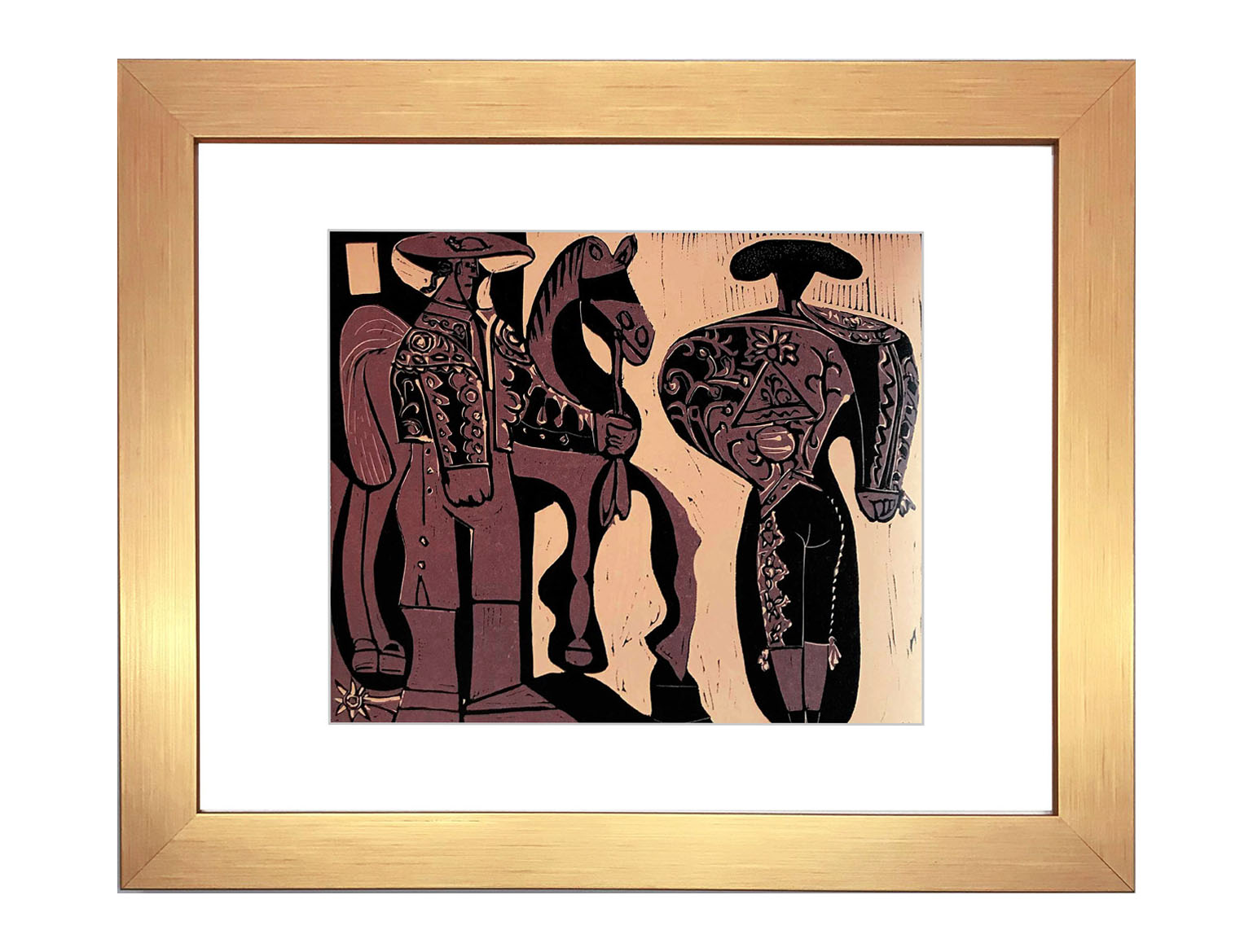 picasso-linocut-pecador-y-torero-xx-siecle-1978