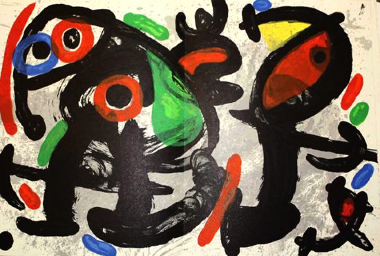 Joan Miro Original Lithograph 1970, DM04186d
