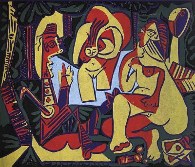 Picasso Linocut Le dejeuner sur l'herbe, XX siecle 1978