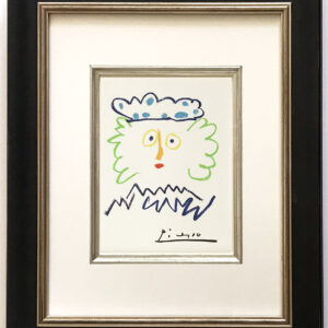 Picasso framed Lithograph King of the South 1