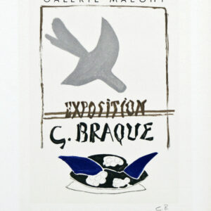 Braque Lithograph 98, Braque Maeght 1959, Art in Posters
