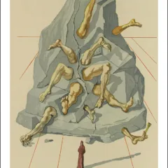Salvador Dali Woodcut Hell 19 The simonists