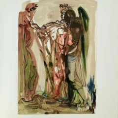 Salvador Dali Woodcut Purgatory 11 The Proud Ones