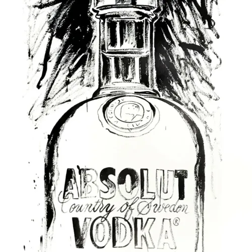 1999 Andy Warhol Print, Absolut VodKa 5 Pop Art