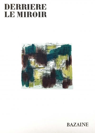 Bazaine Original Lithograph DM0196 Derriere le miroir 1957 miroir
