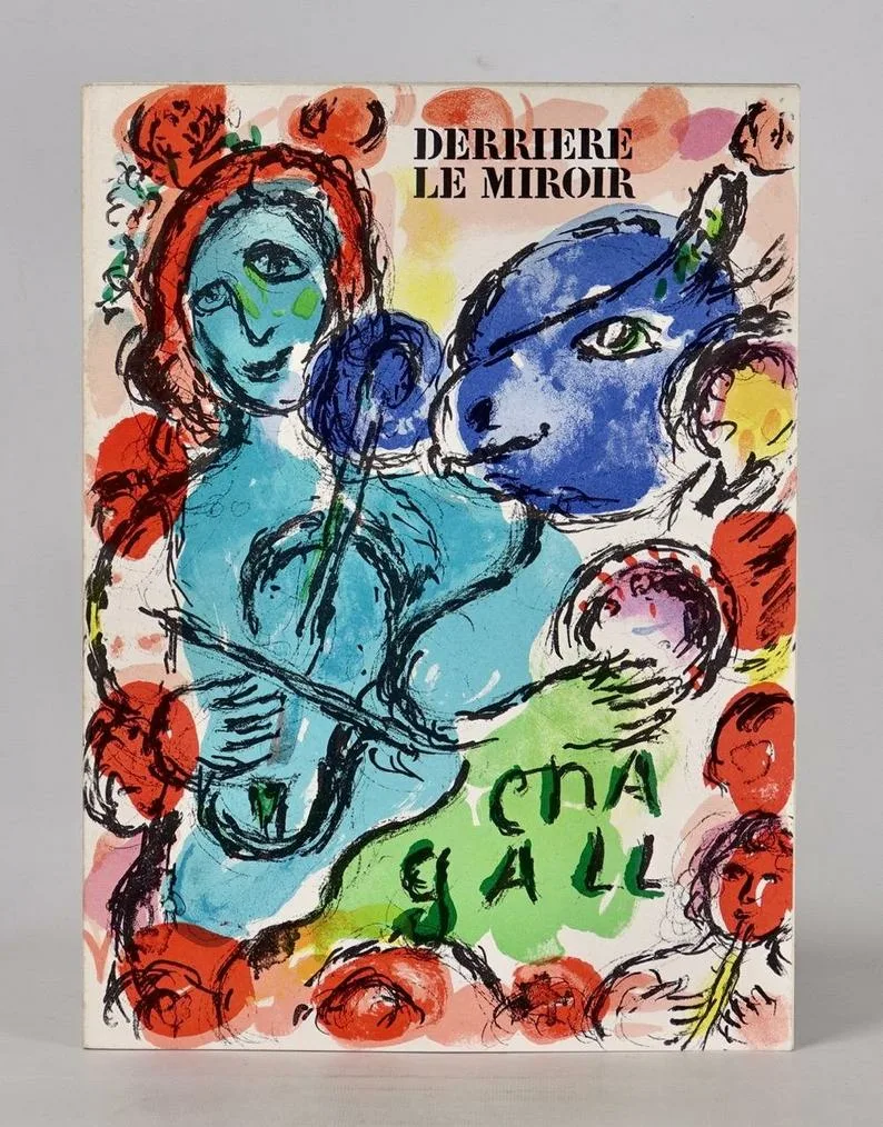 Marc Chagall Original Lithograph Pantomime Derriere le Miroir 1972