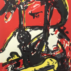 Max Kaminski Lithograph N4-3b, Noise 1988