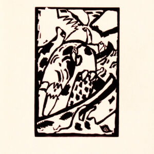 Kandinsky Woodcut for Klange 3, XX siecle 1975