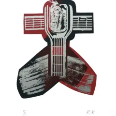 1978-Ronald king Screen print Pencil Signed Numbered Webbe