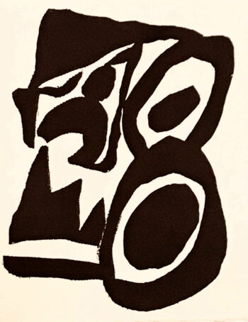 Jean Arp, Woodcut A17, Edition Thomas Press 1982