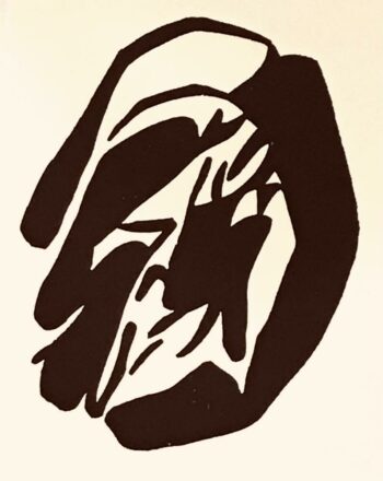 Jean Arp Woodcut C2 Edition Thomas Press 1982