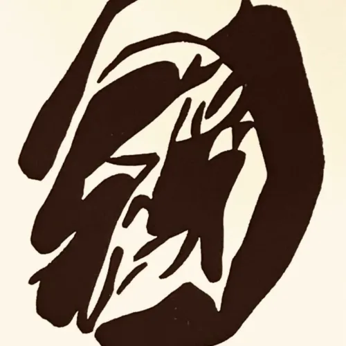 Jean Arp Woodcut C2 Edition Thomas Press 1982