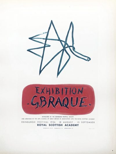 Braque Lithograph 9, Braque Exhibition, Art in posters