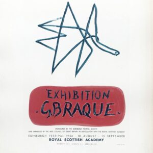 Braque Lithograph 9, Braque Exhibition, Art in posters