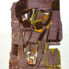 Orlando pelayo original lithograph, untitled 11