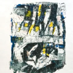 Orlando pelayo original lithograph, untitled 12