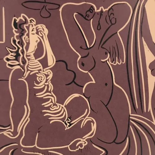 Picasso Linocut Three Women XX Siecle 1978