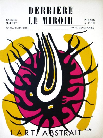 Derriere le Miroir 20-21 Contains 4 Original Lithographs by Leger & Arp