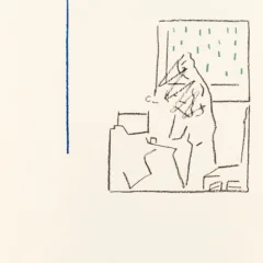 Pierre Buraglio, Lithograph, Vermeer N10-3