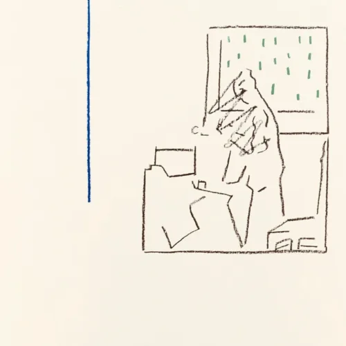 Pierre Buraglio, Lithograph, Vermeer N10-3