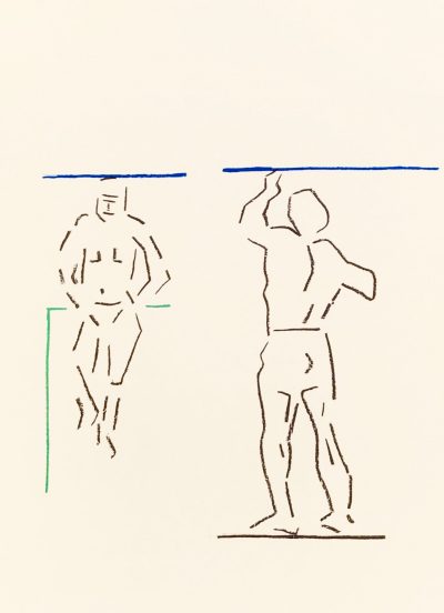 Pierre Buraglio, Lithograph N10-7, Mou-K-I