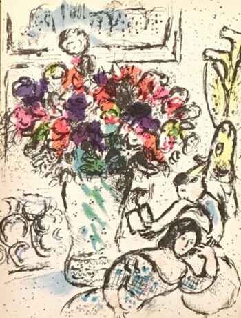 Chagall Original Lithograph vol 4, Frontispiece 1974