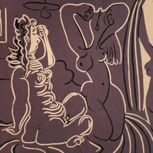 1978 Picasso Linocut Three Women, XX Siecle