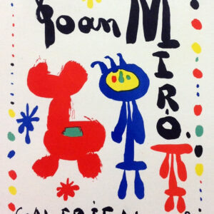 Miro Lithograph 49 Maeght Gallery Art in Posters