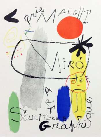 Miro Lithograph 50 Art Graphique Art in Posters