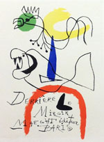 Miro Lithograph 52, Derriere le miroir, Art in Posters