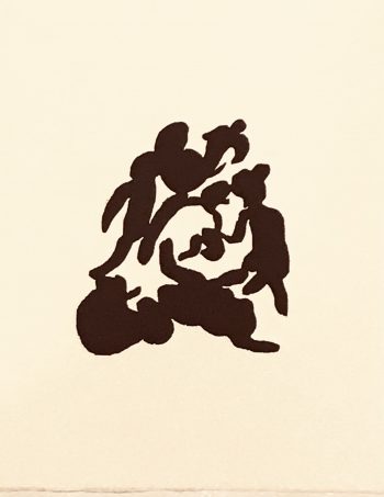 Jean Arp Woodcut untitled C3, Published 1982