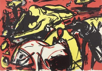 Max Kaminski, Original Lithograph N4-2d, 1988