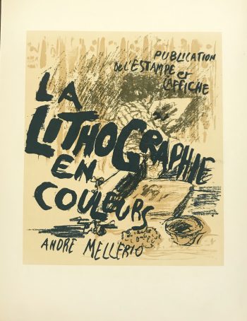 Bonnard Lithograph 137, La Lithographe en Couleurs