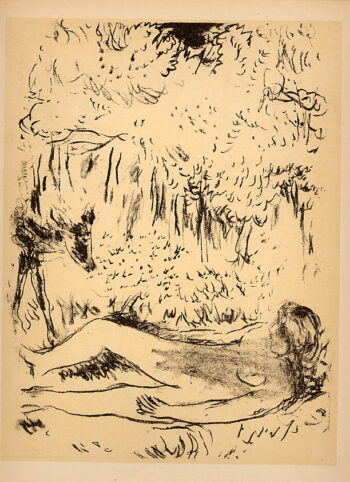 Bonnard Lithograph 175, Crepuscule des Nymphes