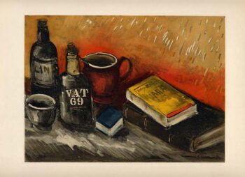 Vlaminck Lithograph 28, Still life with Jugs