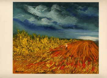 Vlaminck Lithograph 29, The harvest 1958