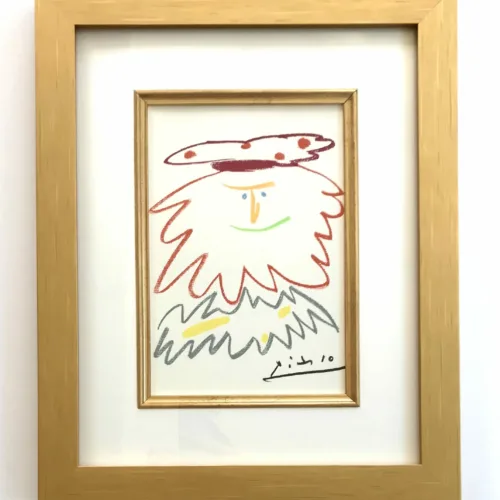 Picasso Framed Lithograph 19 King of the South-3