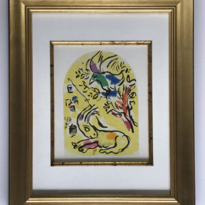 Chagall framed Lithograph Sketch for Naphtali