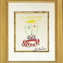 Picasso Framed Lithograph 21 King of the south-4