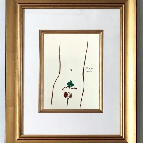 Picasso Framed Lithograph 41 Adam 1968