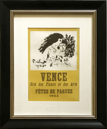 Framed ChagallLithograph18 Vence Fetes de Paques