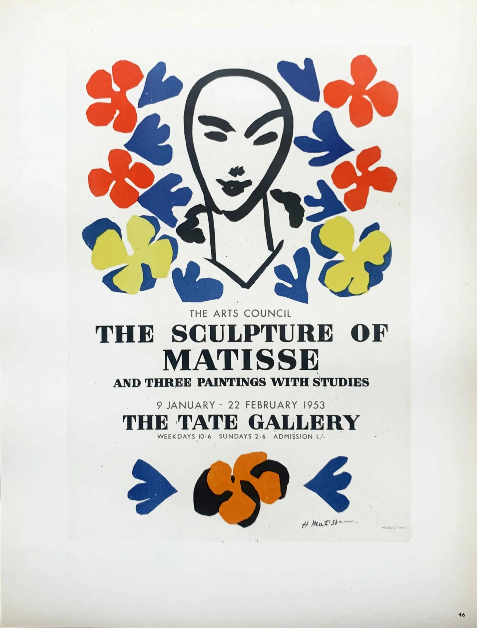 Matisse Lithograph 46 The Sculpture of Matisse