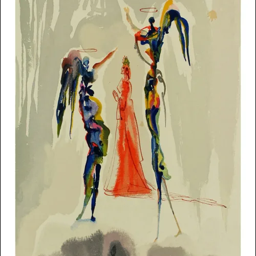 1960 Dali woodcut Paradise 27 - The Glory Father