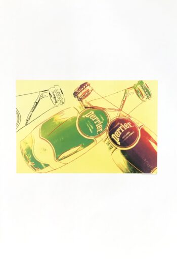 Andy Warhol Perrier 10, Pop art print 1999