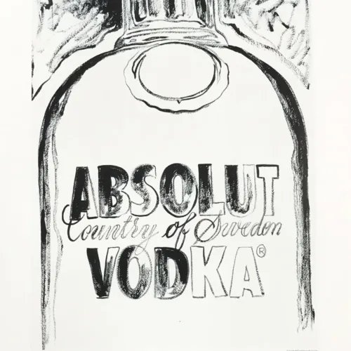 1999 Andy Warhol print Pop Art Absolut Vodka 7