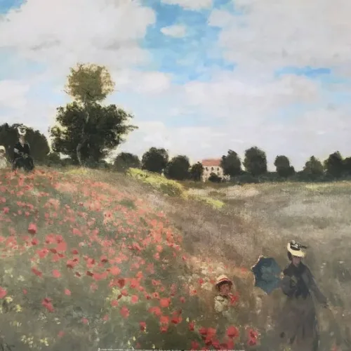 Claude Monet poster Coquelicot environs d'Argenteuil