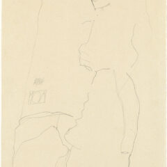 1968 Egon Schiele Lithograph 23 - The dancer Moa